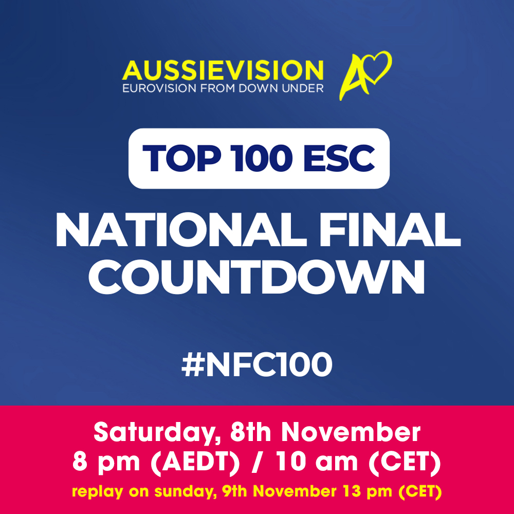 #NFC100 - Aussievision National Final Countdown 2025